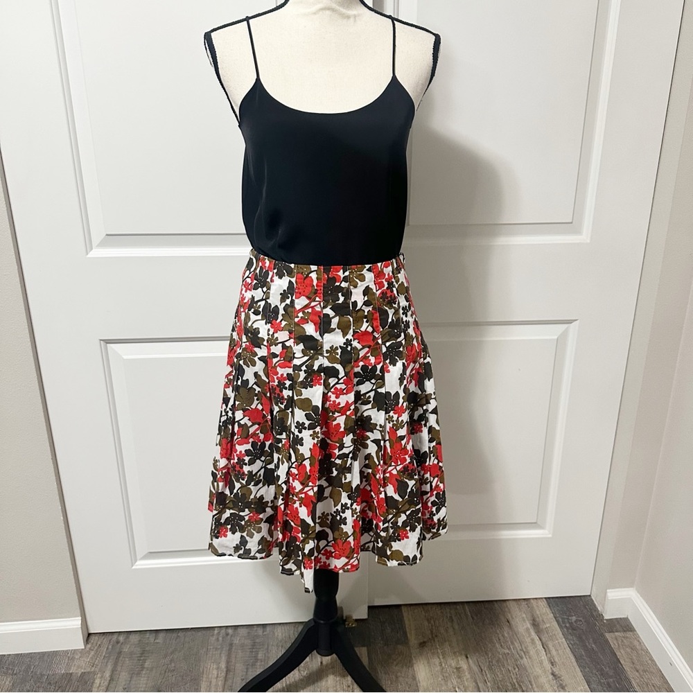 Romy pleated skirt with slip medium new with tag